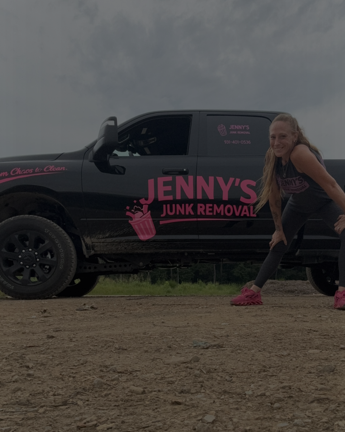 Jenny's Junk Removal truck
